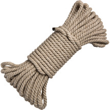 MERCI Bind & Tie 50 Foot Hemp Bondage Rope By Doc Johnson - Natural