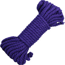 MERCI Bind & Tie 30 Foot Hemp Bondage Rope By Doc Johnson - Violet