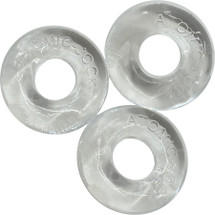 Oxballs Ringer Max Stretchy Cock Ring Set of 3 - Clear
