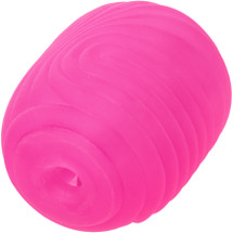 Pop Sock! Textured Reversible Penis Stroker By CalExotics - Pink