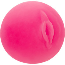 Pop Sock! Pussy & Ass Open Ended Penis Stroker By CalExotics - Pink