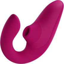 Womanizer Blend Dual Stimulation Vibrator Featuring Pleasure Air Technology - Vibrant Pink