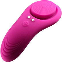 Techno Lucy Rechargeable Silicone App Controlled Magnetic Panty Vibrator By NS Novelties - Magenta