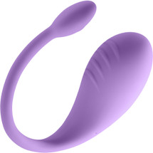 Techno Rave Rechargeable Waterproof Silicone App Controlled Vibrating Egg By NS Novelties - Lavender
