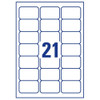 QCONNECT COPIER LABELS - 21 ON A SHEET - (PACK 100)