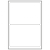 QCONNECT COPIER LABELS - 2 ON A SHEET - (PACK 100)