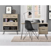 LANDON DESK DISTRESSED GREY OAK