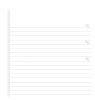 White Ruled Notepaper Value Pack - Personal