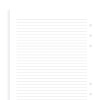 White Ruled Notepaper Refill - A5