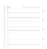 White Plain Notepaper Refill - Pocket