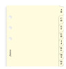 Cotton Cream A-Z Dividers - Pocket