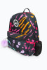 HYPE BLACK ANIMAL PRINT BACKPACK