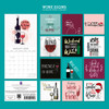 2026 SQUARE WALL CALENDAR – WINE SIGNS