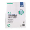 A4 PORTRAIT SLANTED SIGN HOLDER