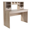 ALBION LIGHT OAK DESK WITH HUTCH DESK