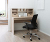 ALBION LIGHT OAK DESK WITH HUTCH DESK