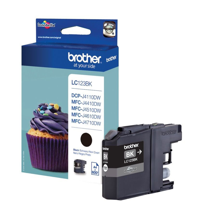 BROTHER LC123 BLACK INK - Biz+ 