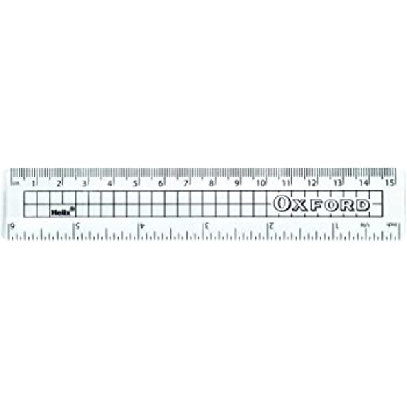 Helix Flexible Ruler 15cm Assorted Colours