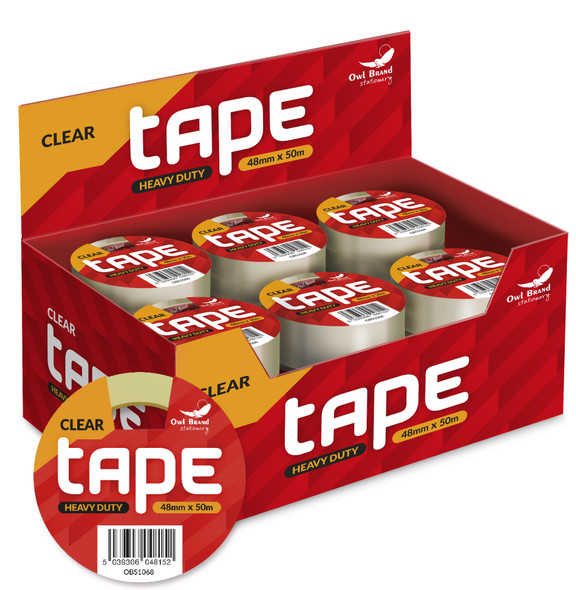 Clear Tape (48mm x 50m)