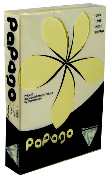 PAPAGO COLOURED CARD 160GSM CANARY YELLOW (PACK OF 250)