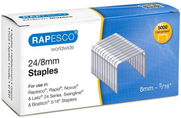 RAPESCO STAPLES 24/8 (PACK OF 5000)