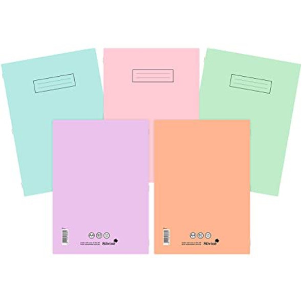 SILVINE ESSENTIAL PASTEL NOTEBOOK A5 - SINGLE