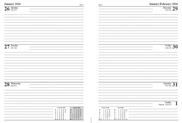 2026 A4 WEEK TO VIEW
