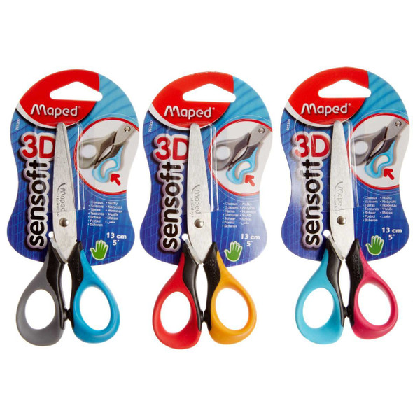 Maped 17cm Soft Grip Scissors - BlackStationery SuperStore – School  Stationery