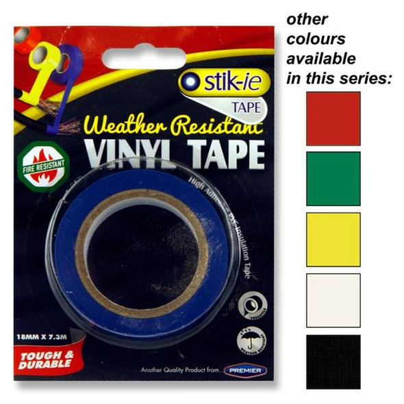 STIK-IE 18MM X 8YRDS VINYL TAPE