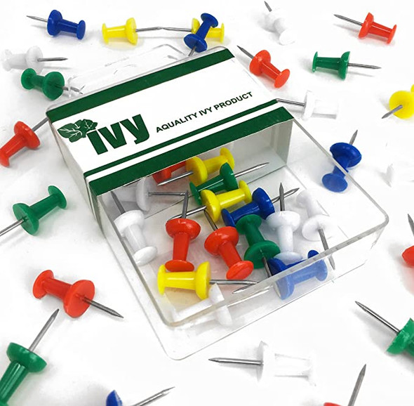 Ivy tidybox Push pins assorted