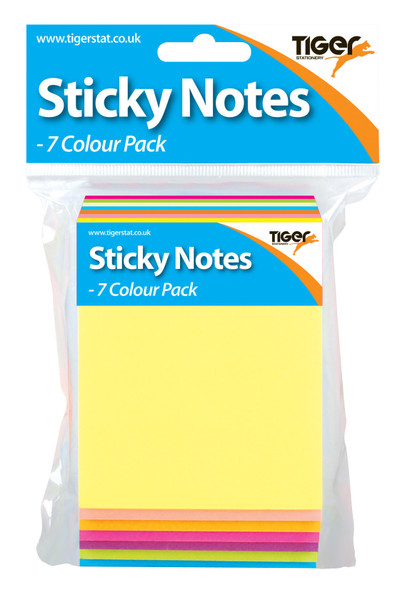 7 NEON STICKY MEMO PAD