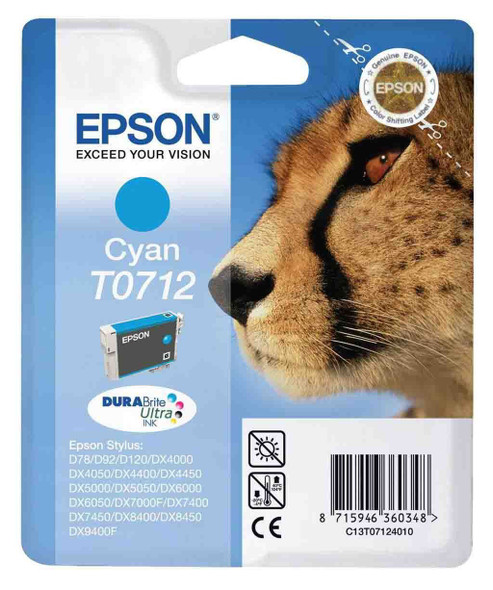 EPSON T0712 (CHEETA) CYAN