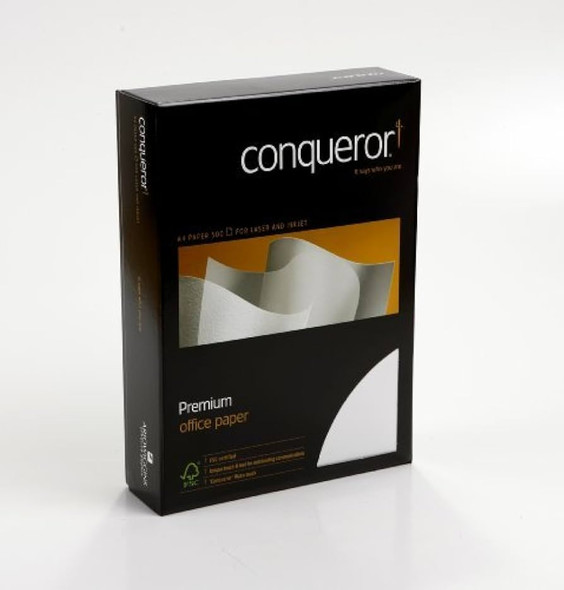 Conqueror A4 High White Wove Ream (500 Sheets)