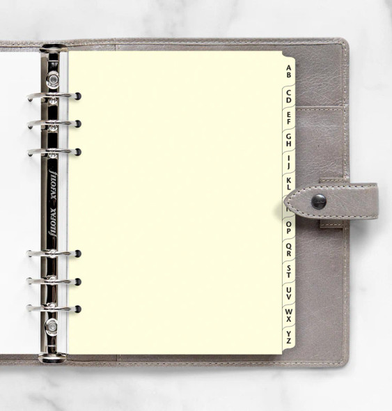Cotton Cream A-Z Dividers - A5