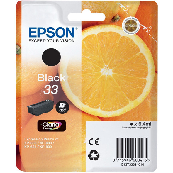 EPSON 33 (ORANGE) BLACK