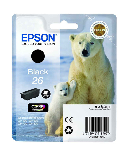 EPSON 26 (POLAR BEAR) BLACK