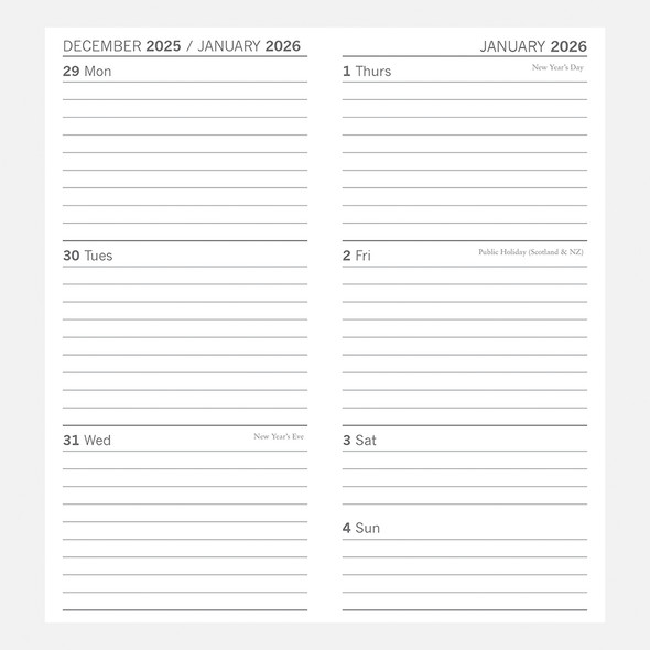 2026 POCKET DIARY- DAINTY