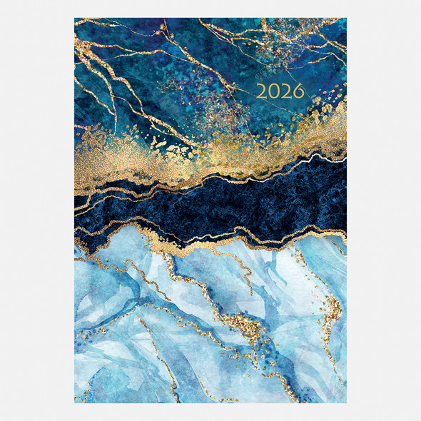 2026 A5 PADDED DIARY - SHIMMER