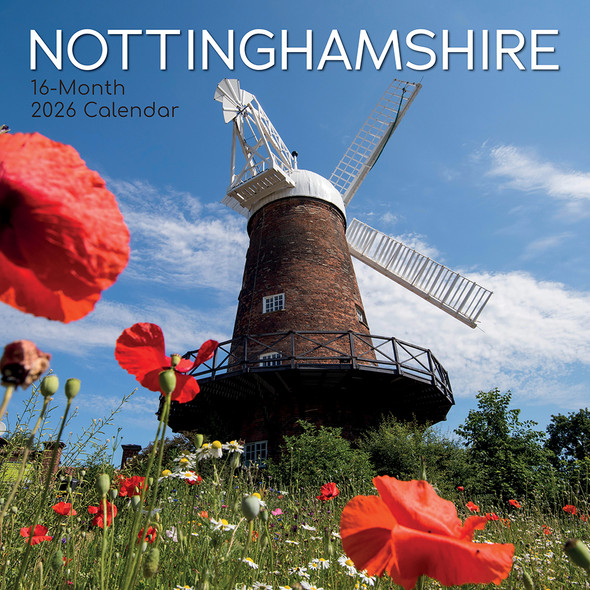 2026 SQUARE WALL CALENDAR – NOTTINGHAMSHIRE