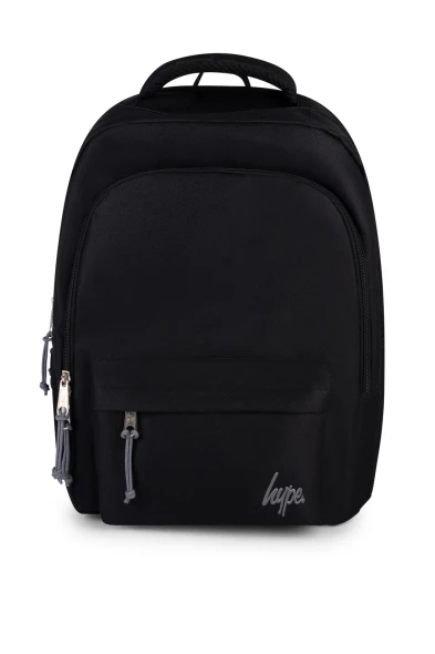 HYPE BLACK MULTI POCKET BACKPACK
