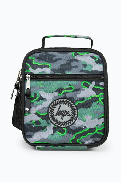 HYPE GREEN GLOW CAMO LUNCH BAG
