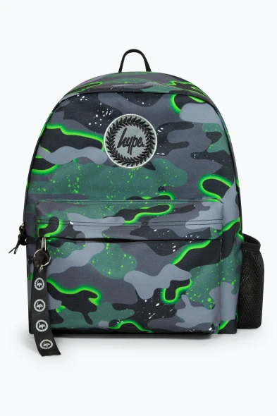 HYPE GREEN GLOW CAMO BACKPACK
