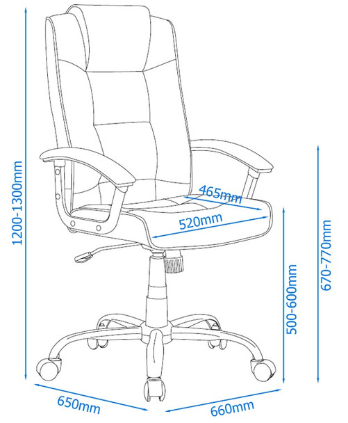 HOUSTON LEATHER EXECUTIVE CHAIR