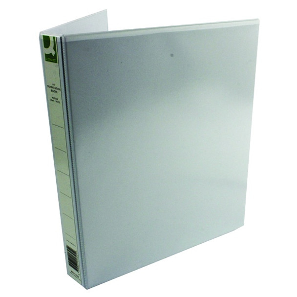 Q-CONNECT PRESENTATION 25MM 4D-RING BINDER A4 WHITE (6PK)