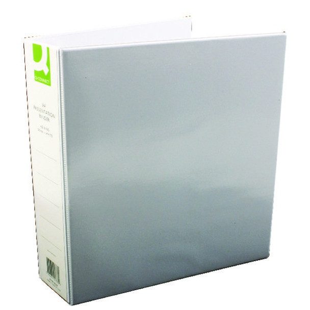 Q-CONNECT PRESENTATION 50MM 4D RING BINDER A4 WHITE