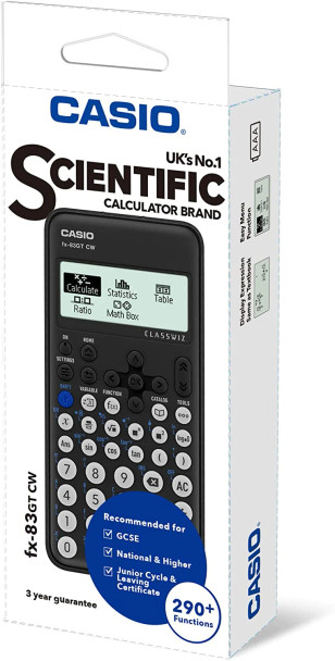 CASIO SCIENTIFIC CALC FX-83GTCW