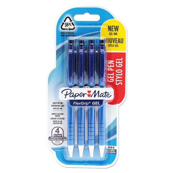 PAPERMATE FLEXGRIP ULTRA BLUE (PACK OF 4)