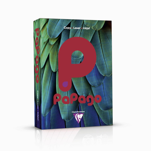 PAPAGO COLOURED PAPER 80GSM WILD ROSE (PACK OF 500)