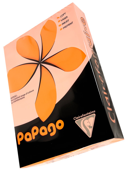 PAPAGO COLOURED PAPER 80GSM TANGERINE (PACK OF 500)