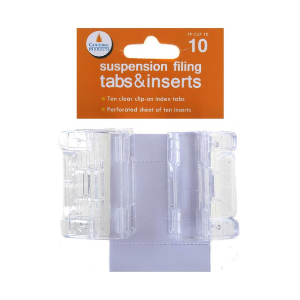 Cathedral Suspension File Tabs (Pack of 10)